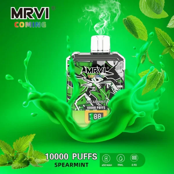 Ecran digital MRVI Coming 10000 Puffs 2% 3% 5% Stilo vape reîncărcabil de unică folosință cu conținut scăzut de nicotină Cumpărare în vrac - ClueVape - 7