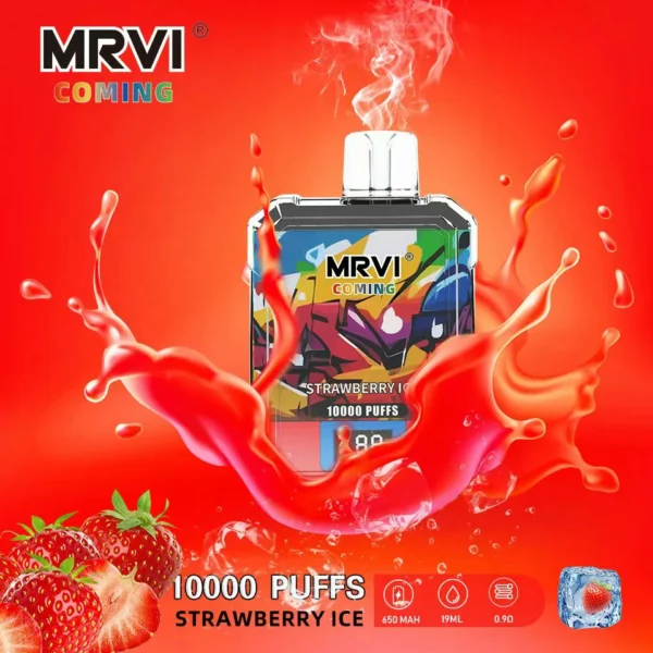 Ecran digital MRVI Coming 10000 Puffs 2% 3% 5% Stilo vape reîncărcabil de unică folosință cu conținut scăzut de nicotină Cumpărați cu ridicata - ClueVape - 8
