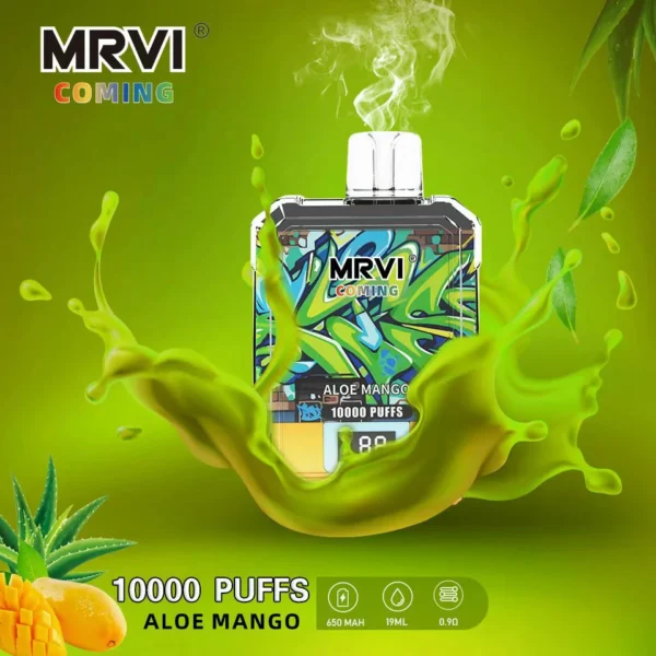 Ecran digital MRVI Coming 10000 Puffs 2% 3% 5% Stilo vape reîncărcabil de unică folosință cu conținut scăzut de nicotină Cumpărați cu ridicata - ClueVape - 10
