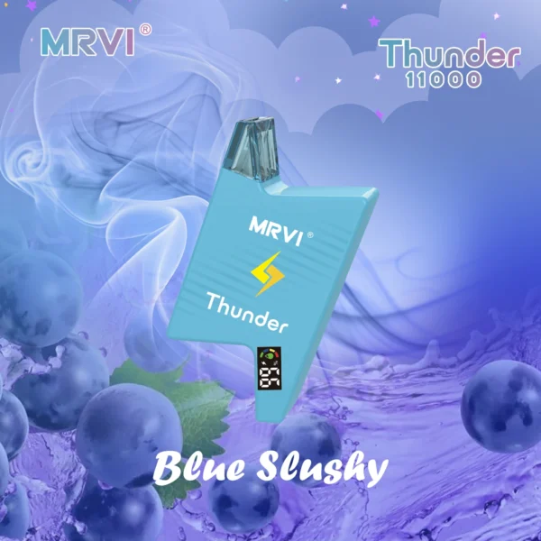 MRVI Thunder 11000 Puffs Digital Skärm 2% 3% 5% Låg Nikotin Uppladdningsbar Engångs Vapes Penna Bulk Köp Partihandel - ClueVape - 10