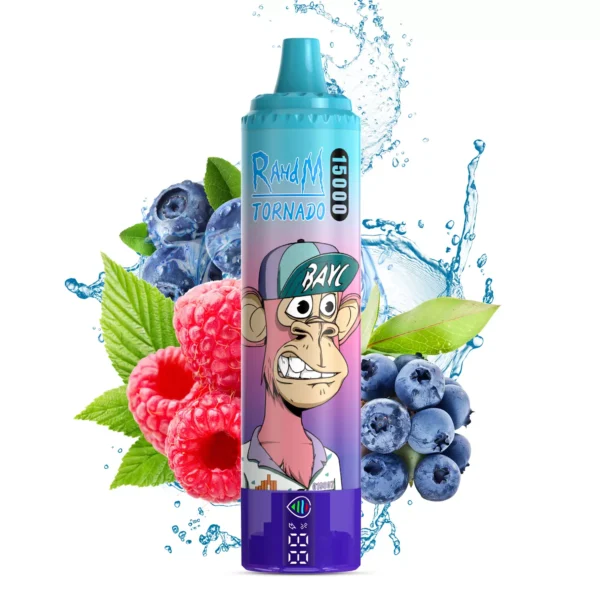 RahdM Tornado 15000 Puffs Wyświetlacz LED 2% Niskonikotynowy Akumulator Jednorazowy Vapes Pen Luzem Kup hurtowo - ClueVape - 4