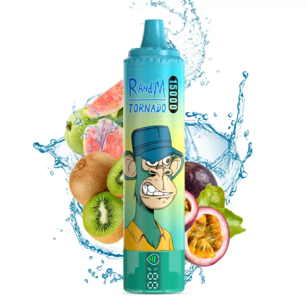 RahdM Tornado 15000 Puffs Wyświetlacz LED 2% Niskonikotynowy Akumulator Jednorazowy Vapes Pen Luzem Kup hurtowo - ClueVape - 6