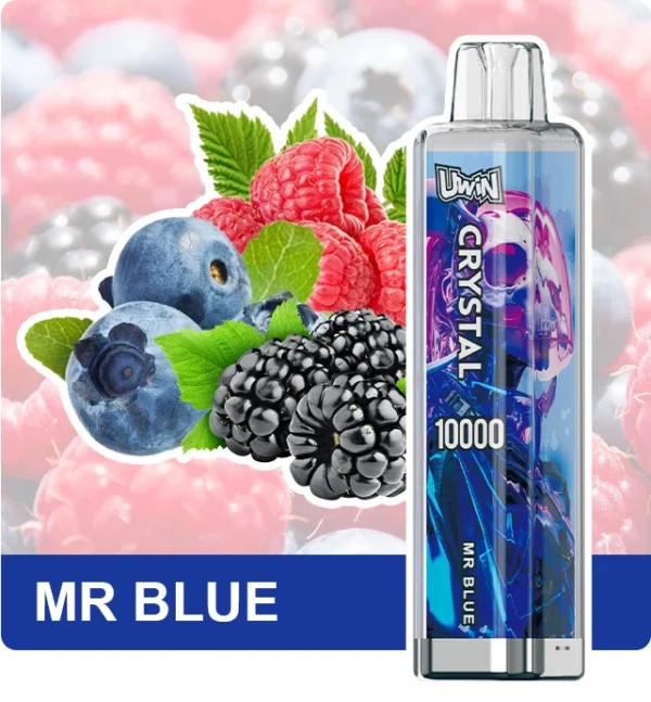 Uwin Crystal 10000 Puffs 0% 2% 3% 5% Low Nicotine Rechargeable Disposable Vapes Pen Bulk Buy Wholesale - ClueVape - 3