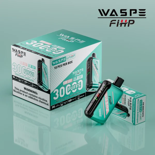 WASPE FIHP 30000 Puffs Dual Mesh 0% 2% 5% LED Display Low Nicotine Rechargeable Disposable Vapes Pen Bulk Buy Wholesale - ClueVape - 16