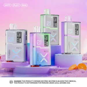 MOTI Play Bar 7500 Puffs Crystal Digital Screen 5% Low Nicotine Rechargeable Disposable Vapes Pen Bulk Buy Wholesale - ClueVape - 31